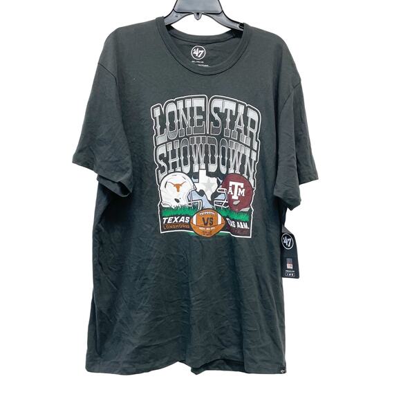 '47 Brand Men's SEC 2024 Lone Star Showdown Helmets Franklin T-Shirt XXL - Picture 1 of 4